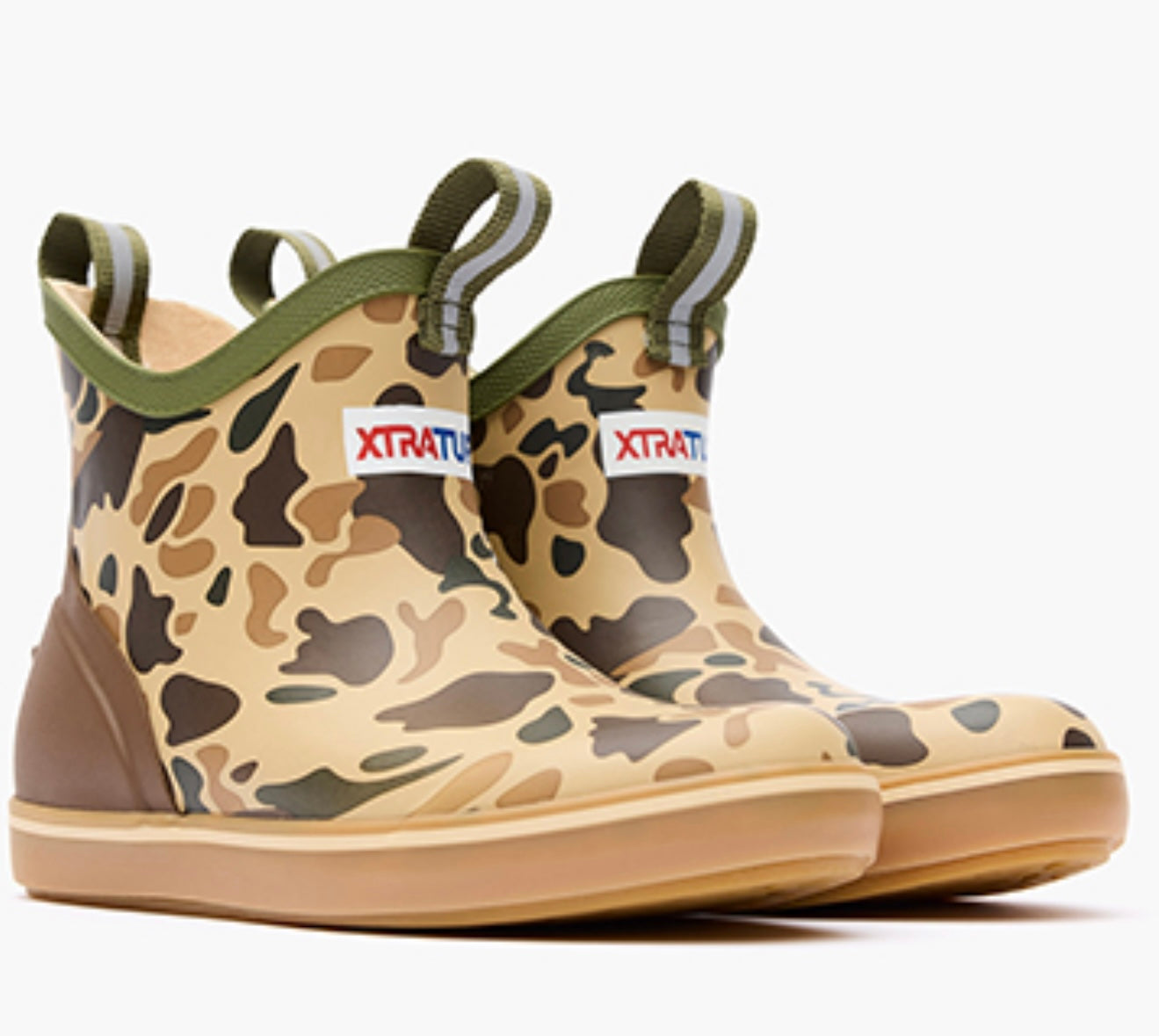 XTRATUF Kid’s Duck Camo Ankle Deck Boot