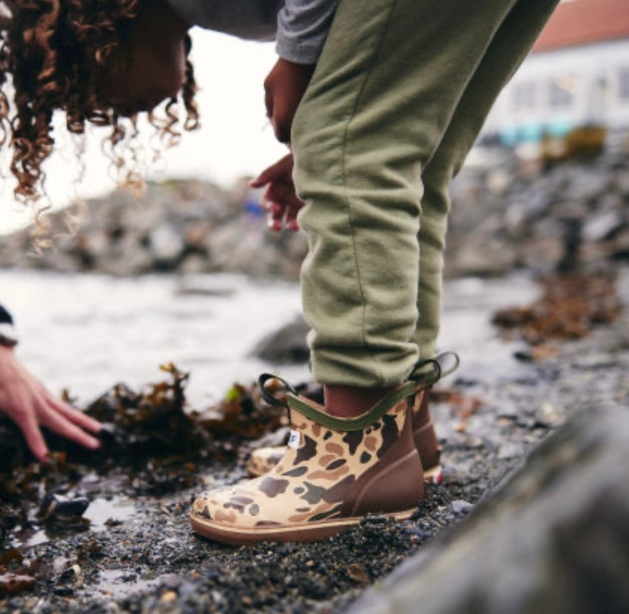 XTRATUF Kid’s Duck Camo Ankle Deck Boot