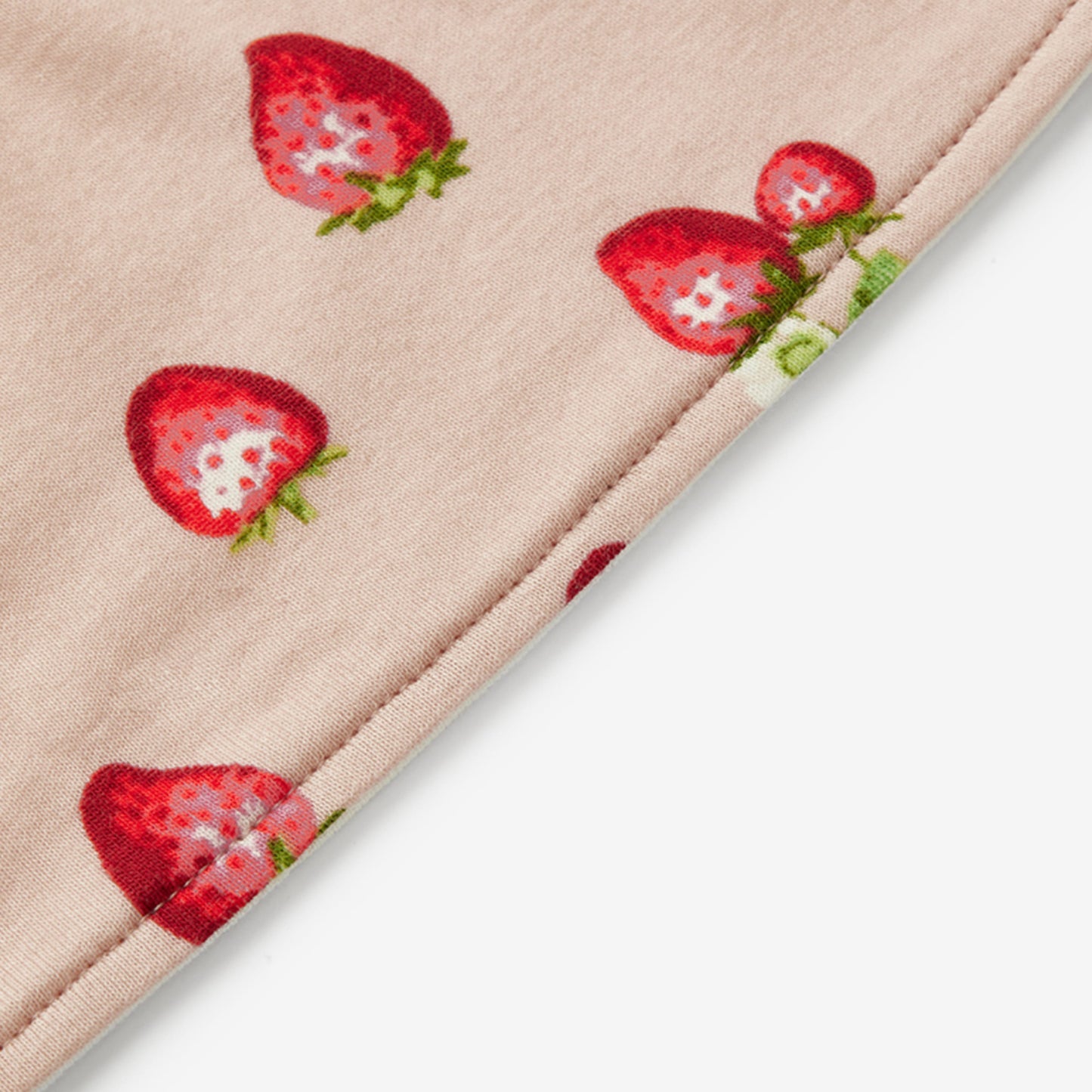 Milkbarn Organic Cotton Kerchief Bib Strawberry