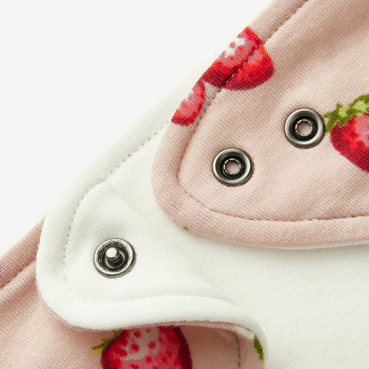 Milkbarn Organic Cotton Kerchief Bib Strawberry