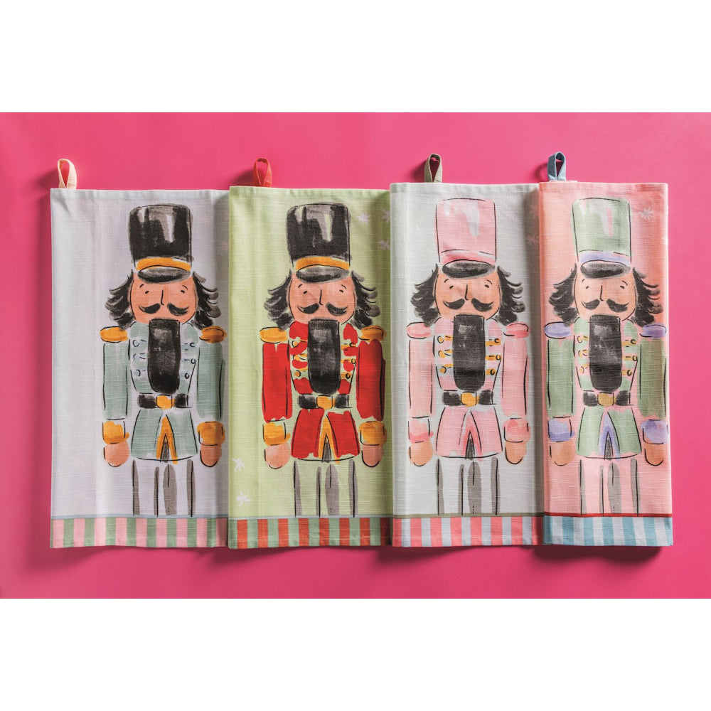 Red Christmas Nutcracker Towel