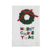 Wreath Whimsy Christmas Towel
