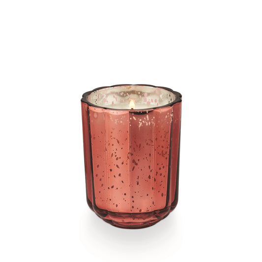 Pink Pepper Fruit Flourish Glass Candle