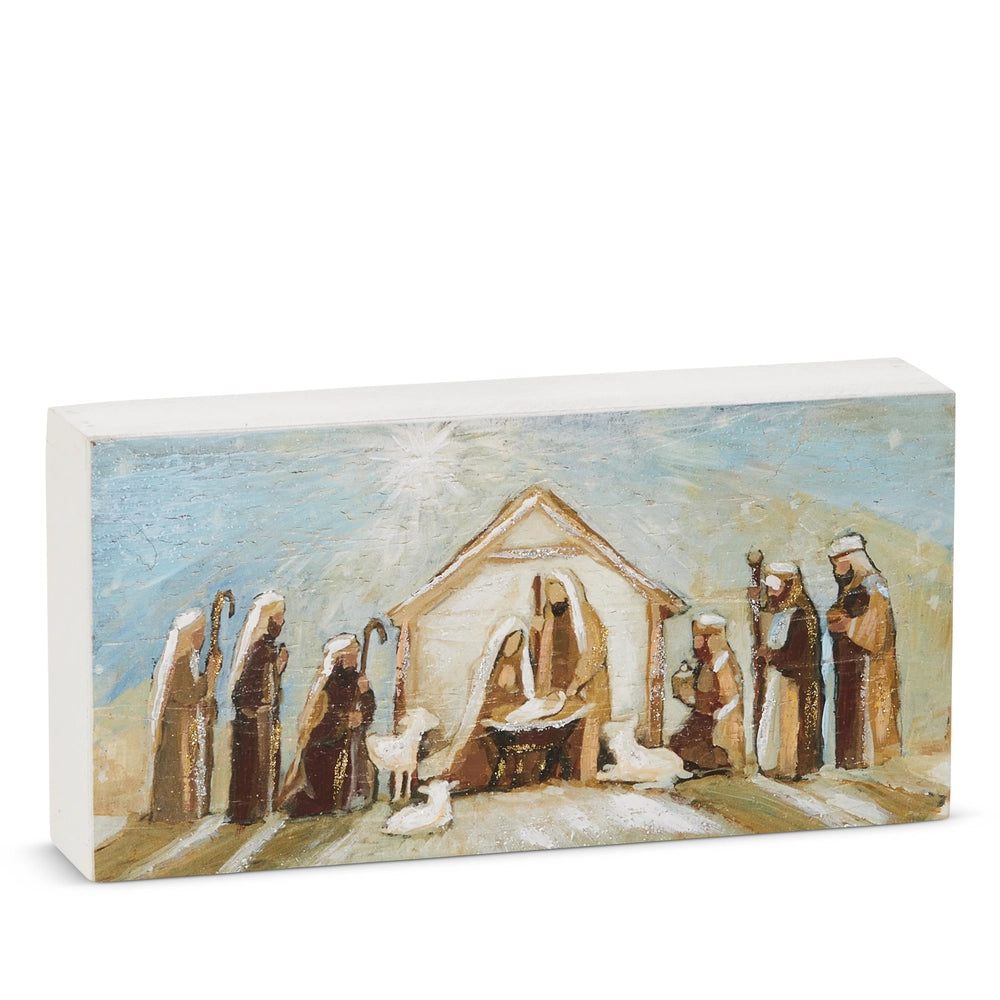 Miraculous Night Wood Block Decor