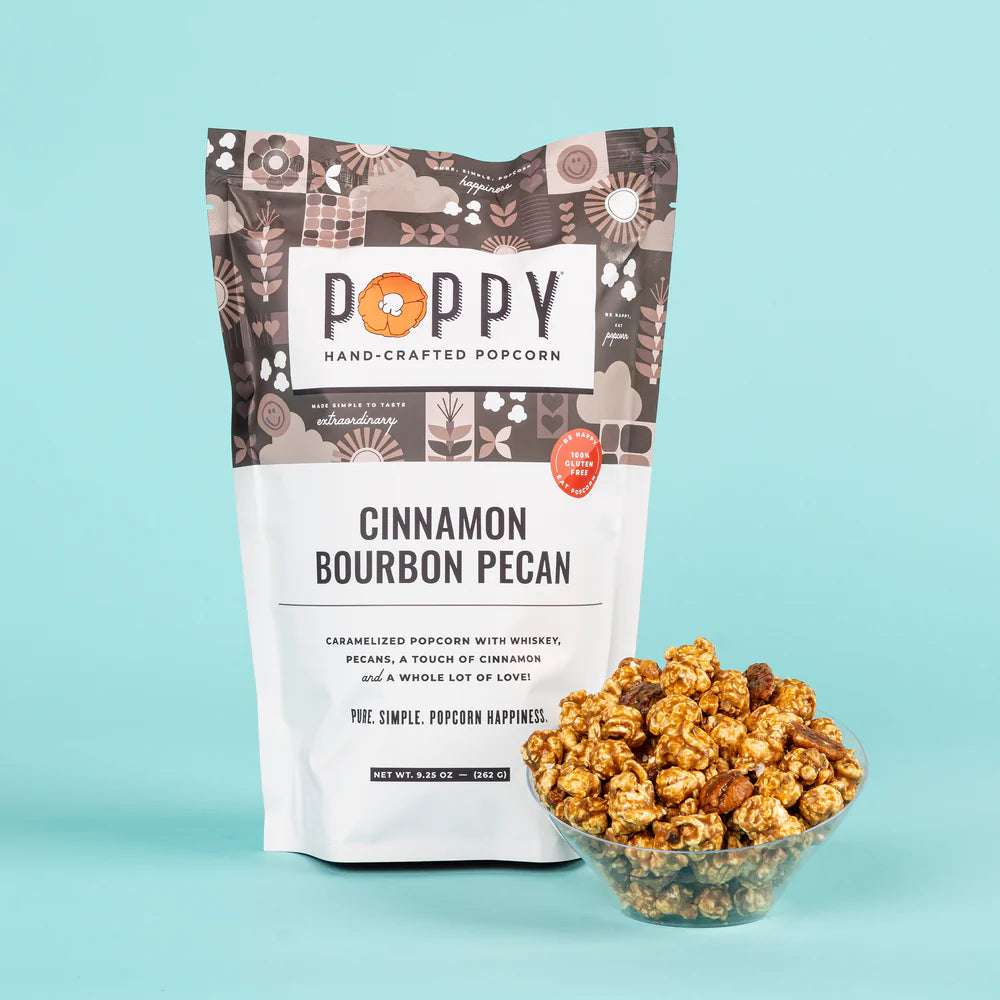 Poppy Popcorn Cinnamon Bourbon Pecan
