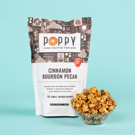 Poppy Popcorn Cinnamon Bourbon Pecan