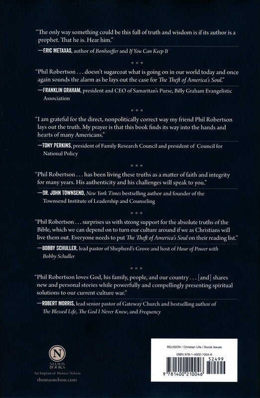 Phil Robertson The Theft Of America’s Soul