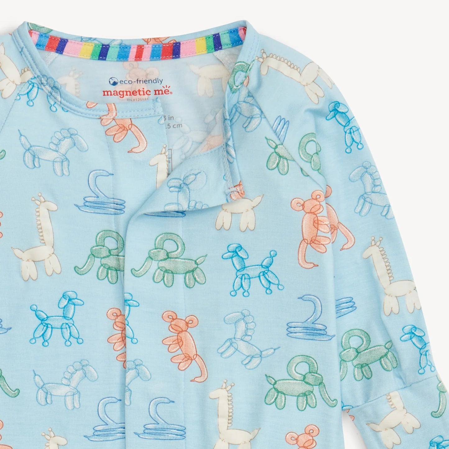 Blue Party Animals Glow in the Dark Magnetic Coverall