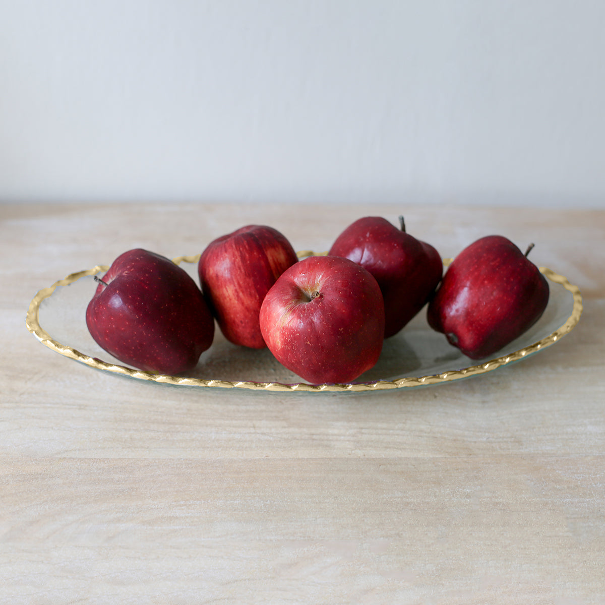 Fairbanks Oval Platter in Gold, 21.25” x 9”