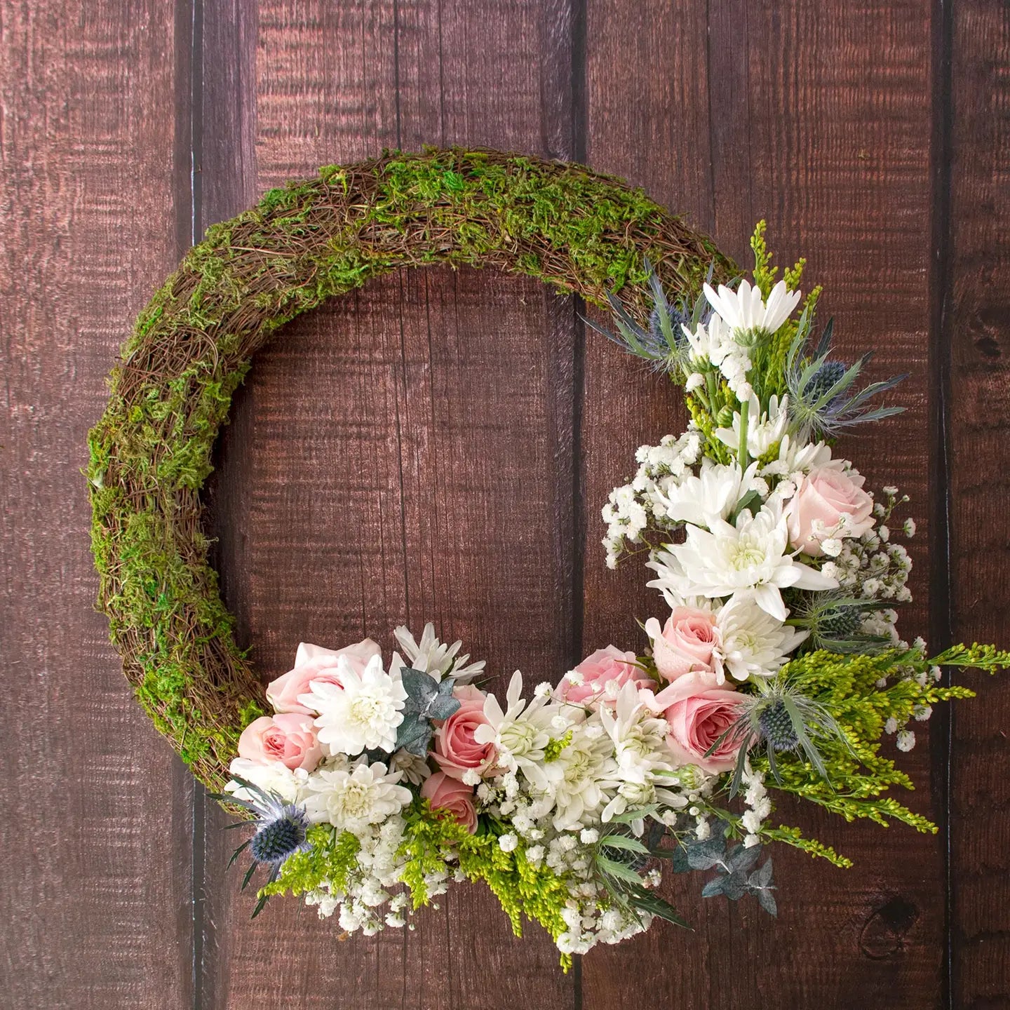 Woodland Wicker Wreath, Round 20in
