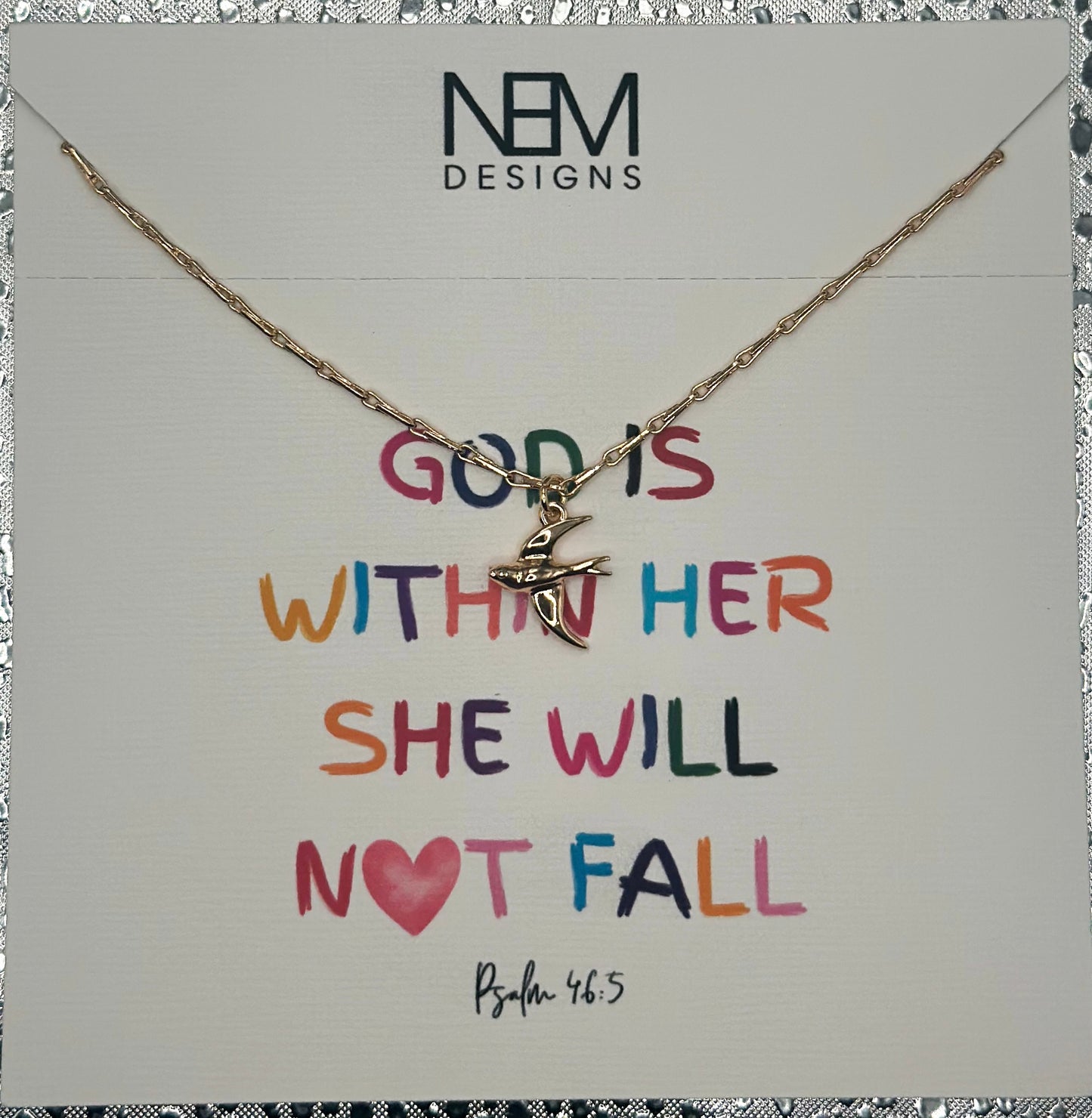 She Will Not Fall Necklace