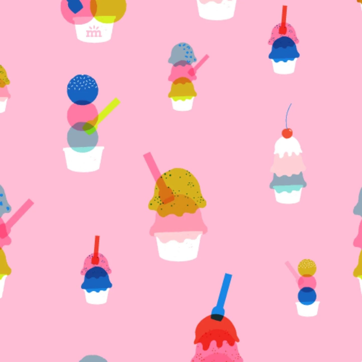 Pink Sundae Funday Magnetic Coverall