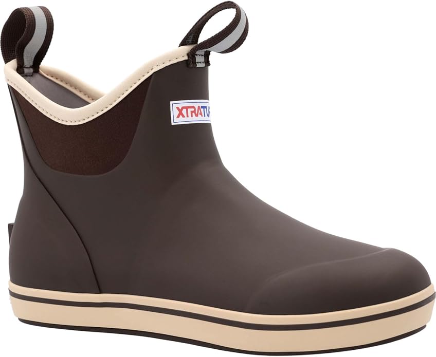 XTRATUF Men’s Chocolate Tan Ankle Deck Boot