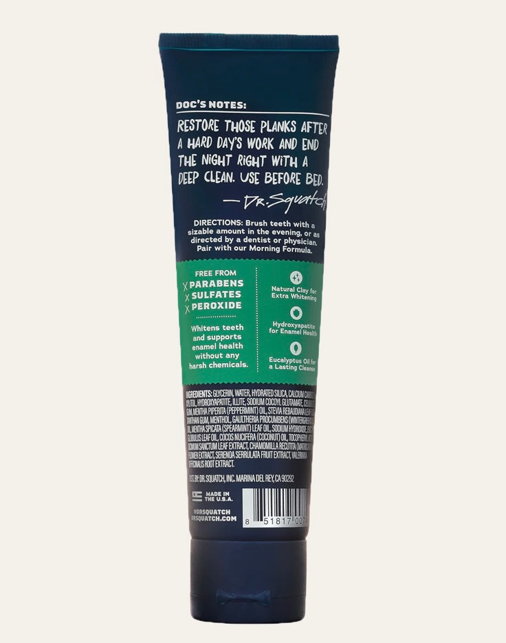 Dr. Squatch Spearmint Toothpaste