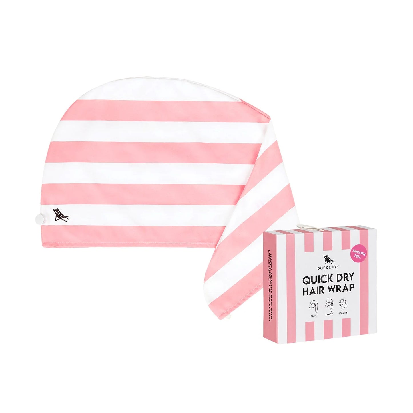 Dock & Bay Hair Wrap - Primrose Pink