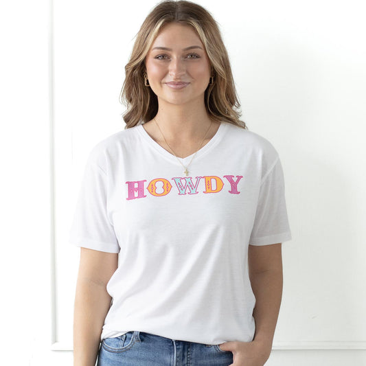 Howdy Friends V-Neck Shirt