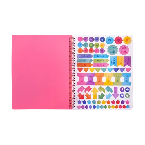 Artful Notes Reverse Coloring Notebook