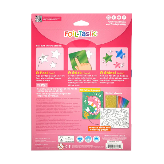Foil-tastic Foil Art & Coloring Set - Whimsical World