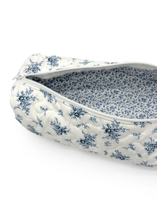 Picnic Floral Navy Quilted Hot Tools Bag