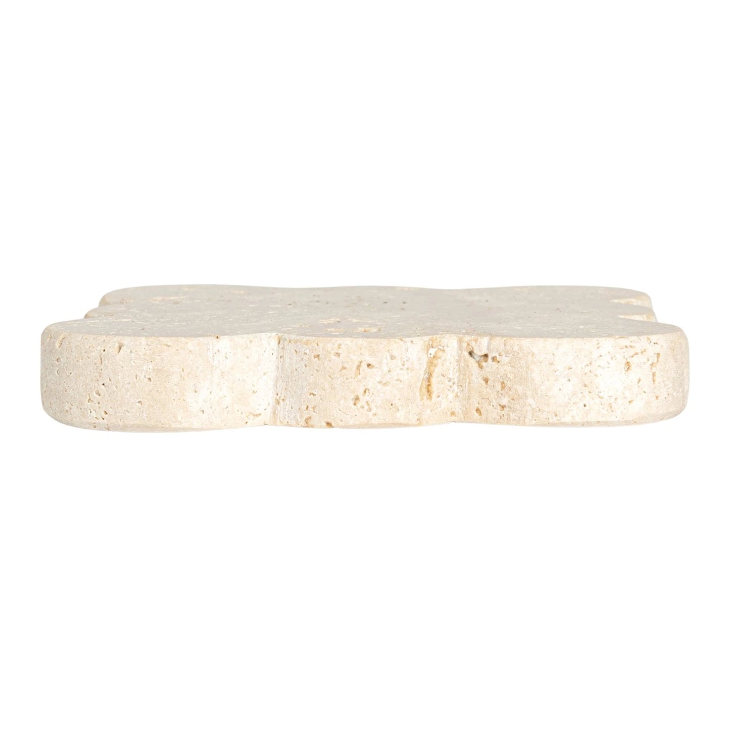 Tavertine Coasters w/ Scalloped Edge, set of 4
