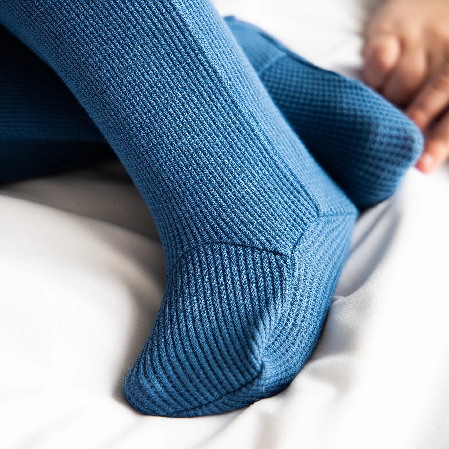 Dark Blue Waffle Magnetic Footie
