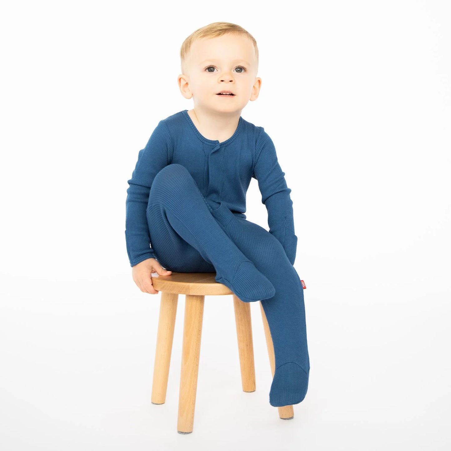 Dark Blue Waffle Magnetic Footie