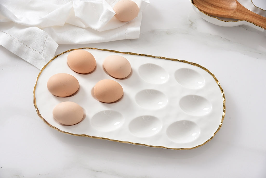 Pampa Bay Oval Deviled Egg Tray