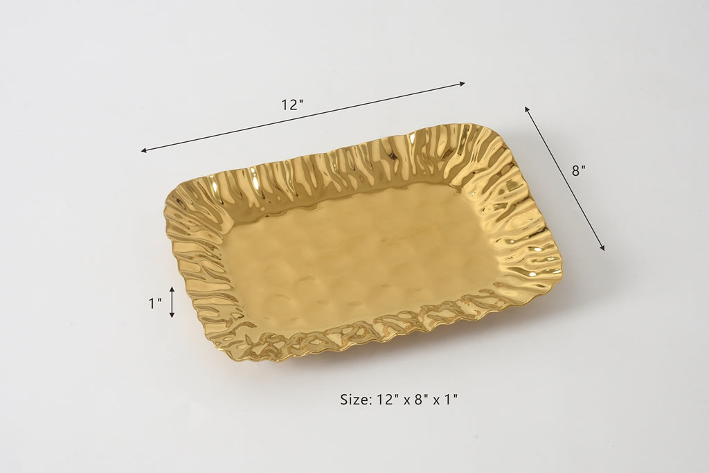 Pampa Bay Gold Small Deep Tray