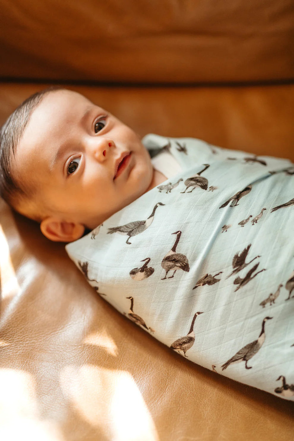Milkbarn Bamboo Swaddle Goose