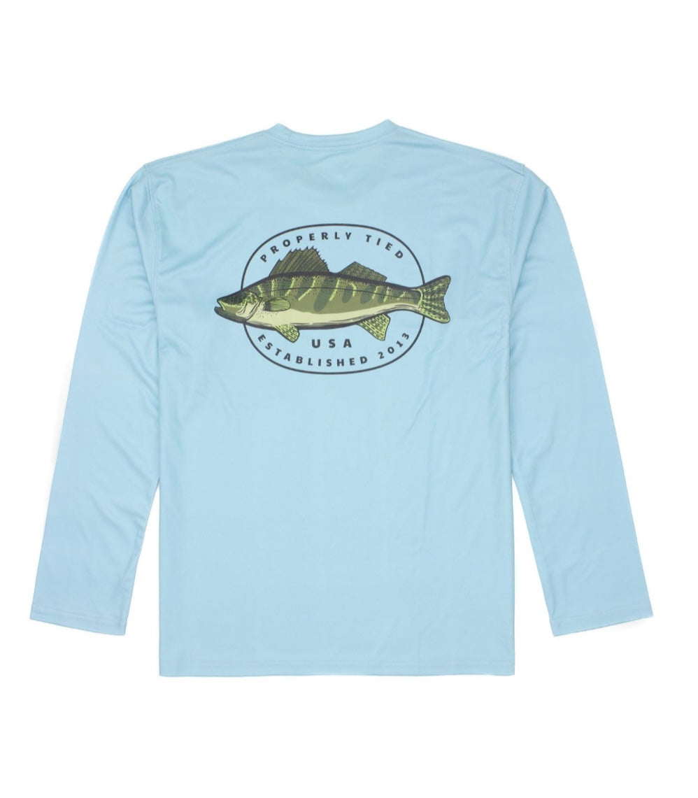 PT Performance Tee LS Hooked Light Blue