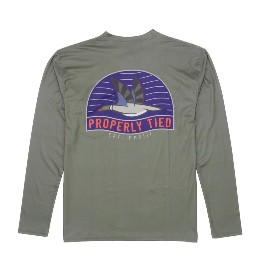 PT Performance Tee LS Mallard Olive