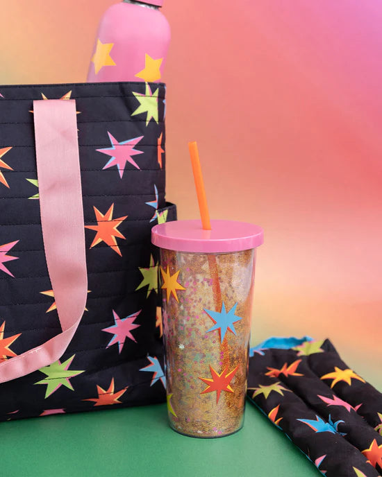 Starburst Tumbler with Straw
