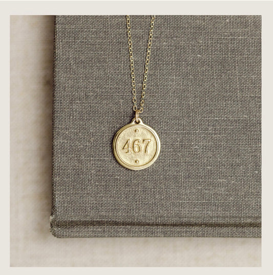 Short Petite Pendant Necklace 467