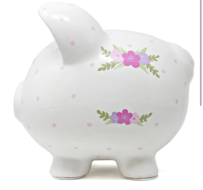 Pink Bohemian Piggy Bank