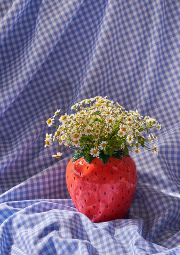 Strawberry Field Ceramic Vase