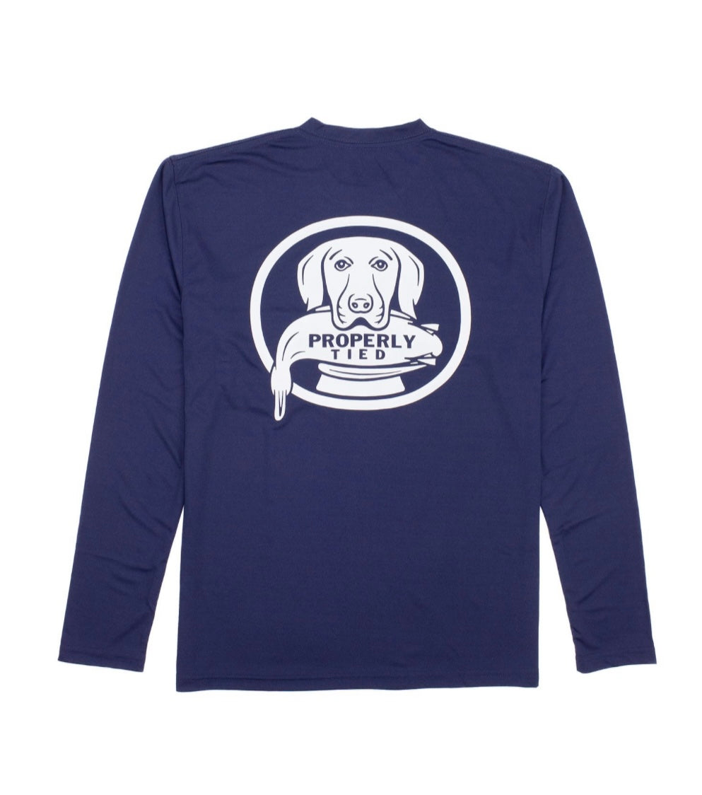 PT Performance Tee LS Retrieve Navy