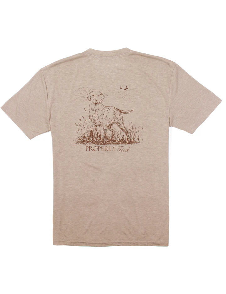 PT Portland Pocket Tee SS - Labrador Sand