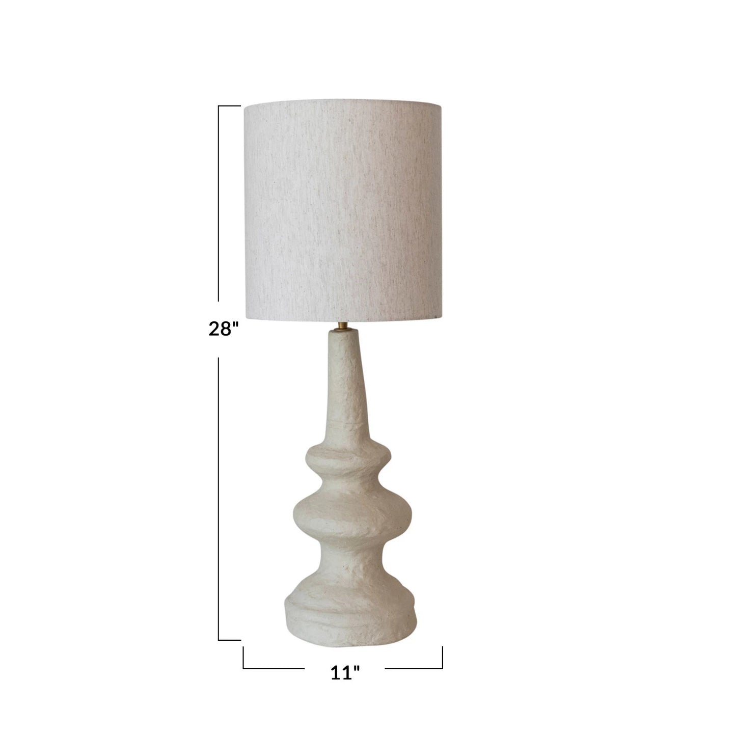 Handmade Paper Mache Paper Lamp