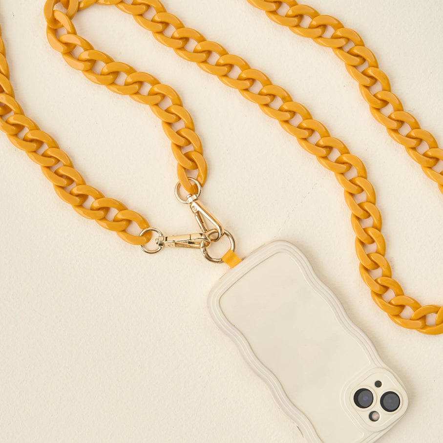 Hold the Phone Resin Chain Crossbody, Multiple Colors