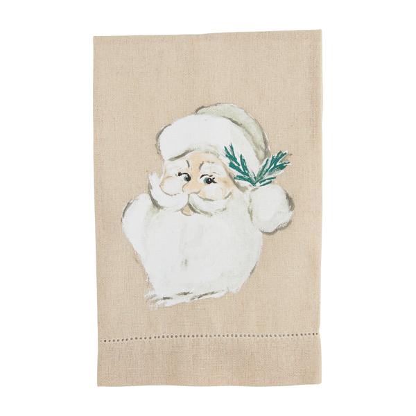 Santa Christmas Painted Towel