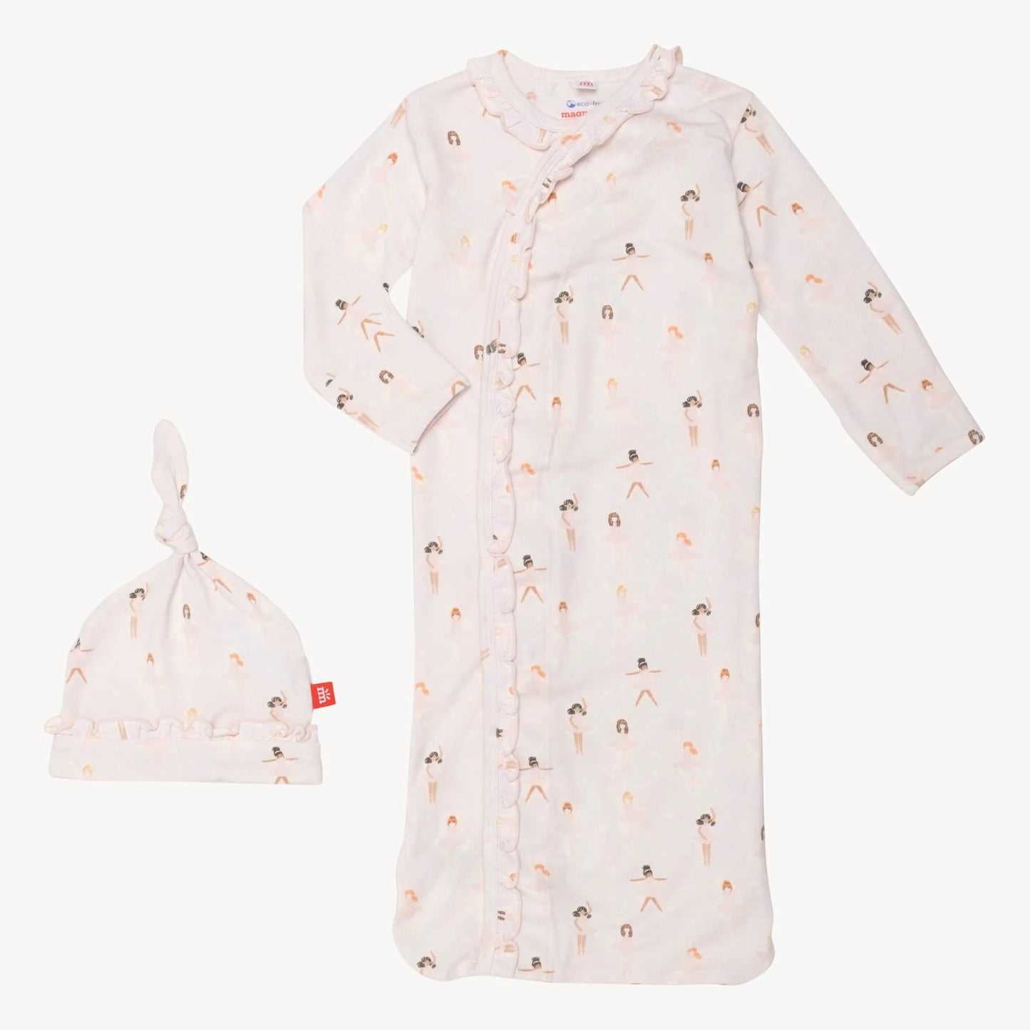 TuTu Twirl Magnetic Gown + Hat Set, NB-3M