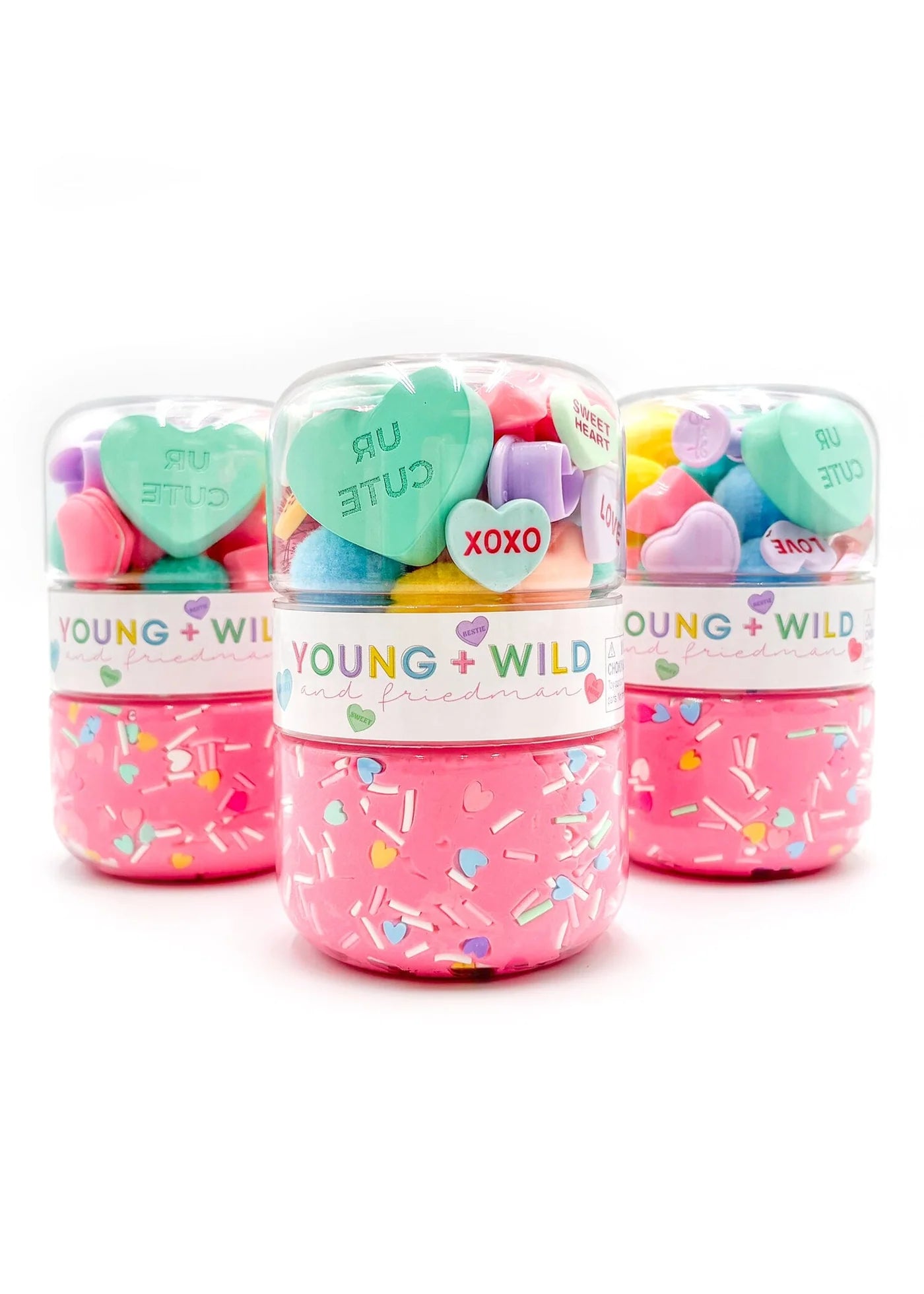 Valentine Pastel Grab & Go Dough Jar
