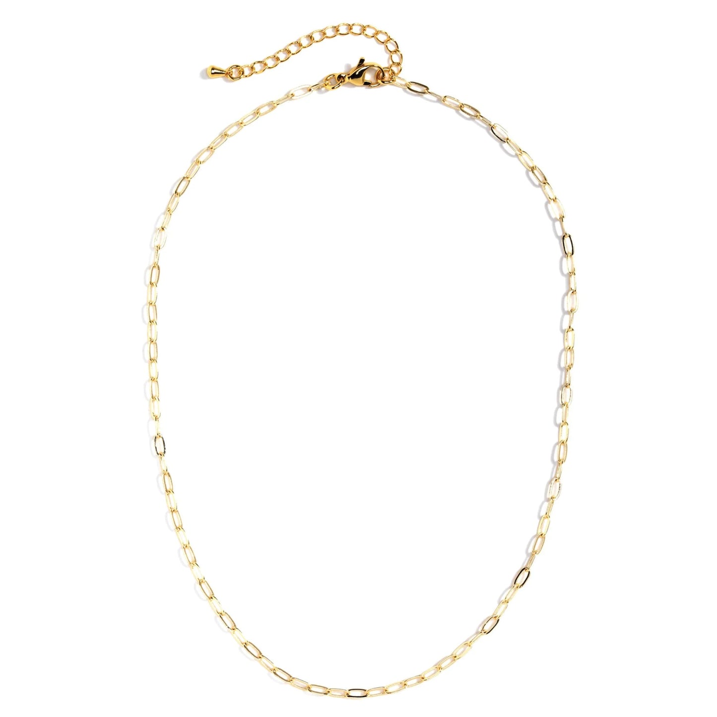 15" Delicate Link Chain, Gold