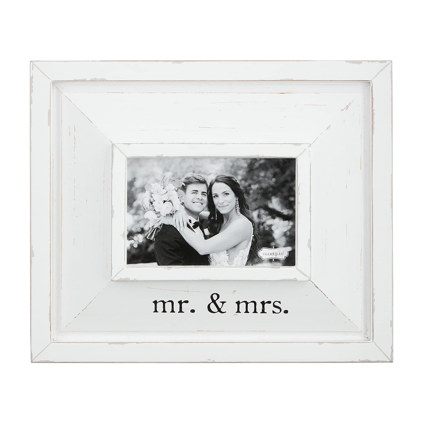 Mr. & Mrs. White Frame 4x6