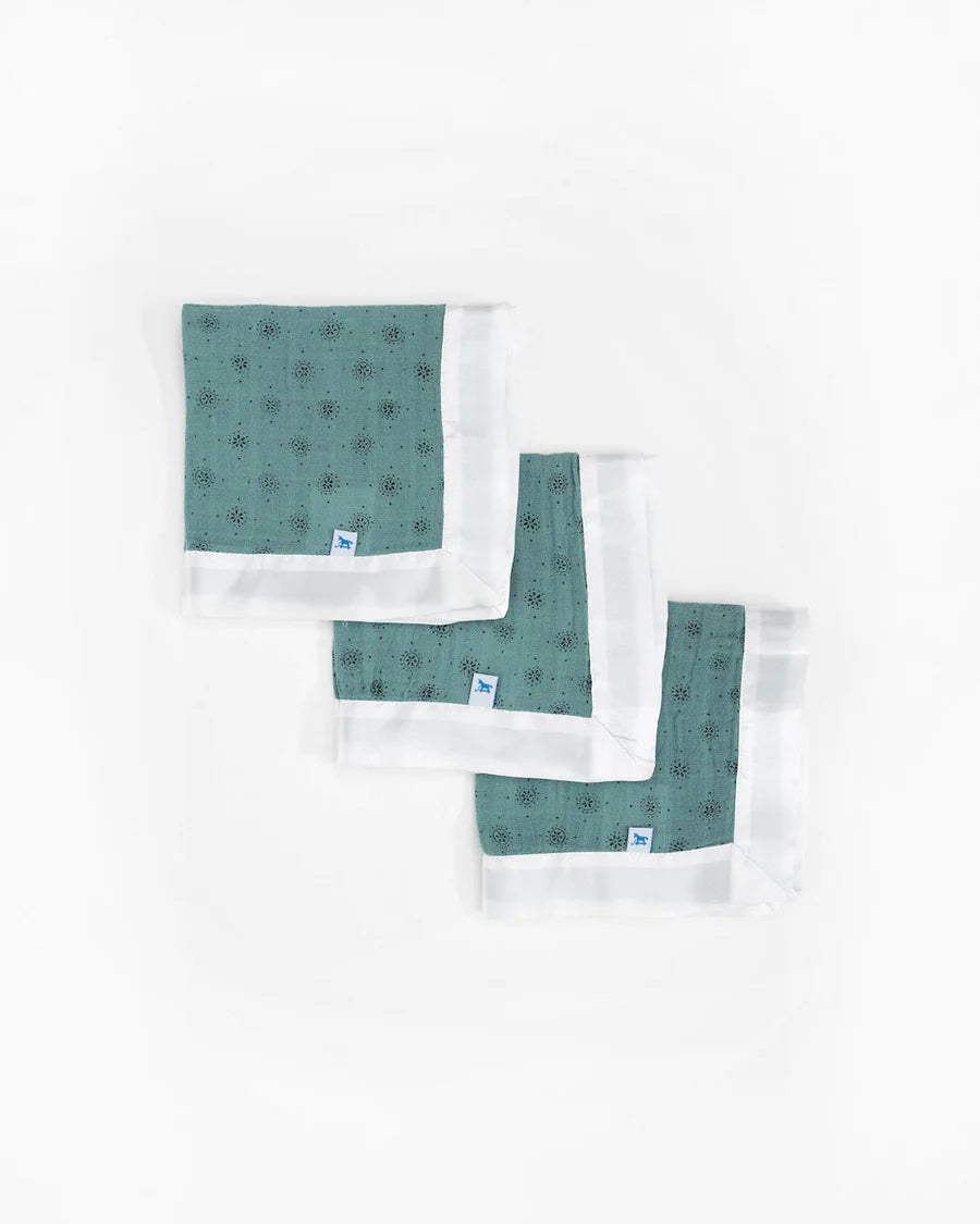 Cotton Muslin Security Blanket 3 Pack - Wallflower