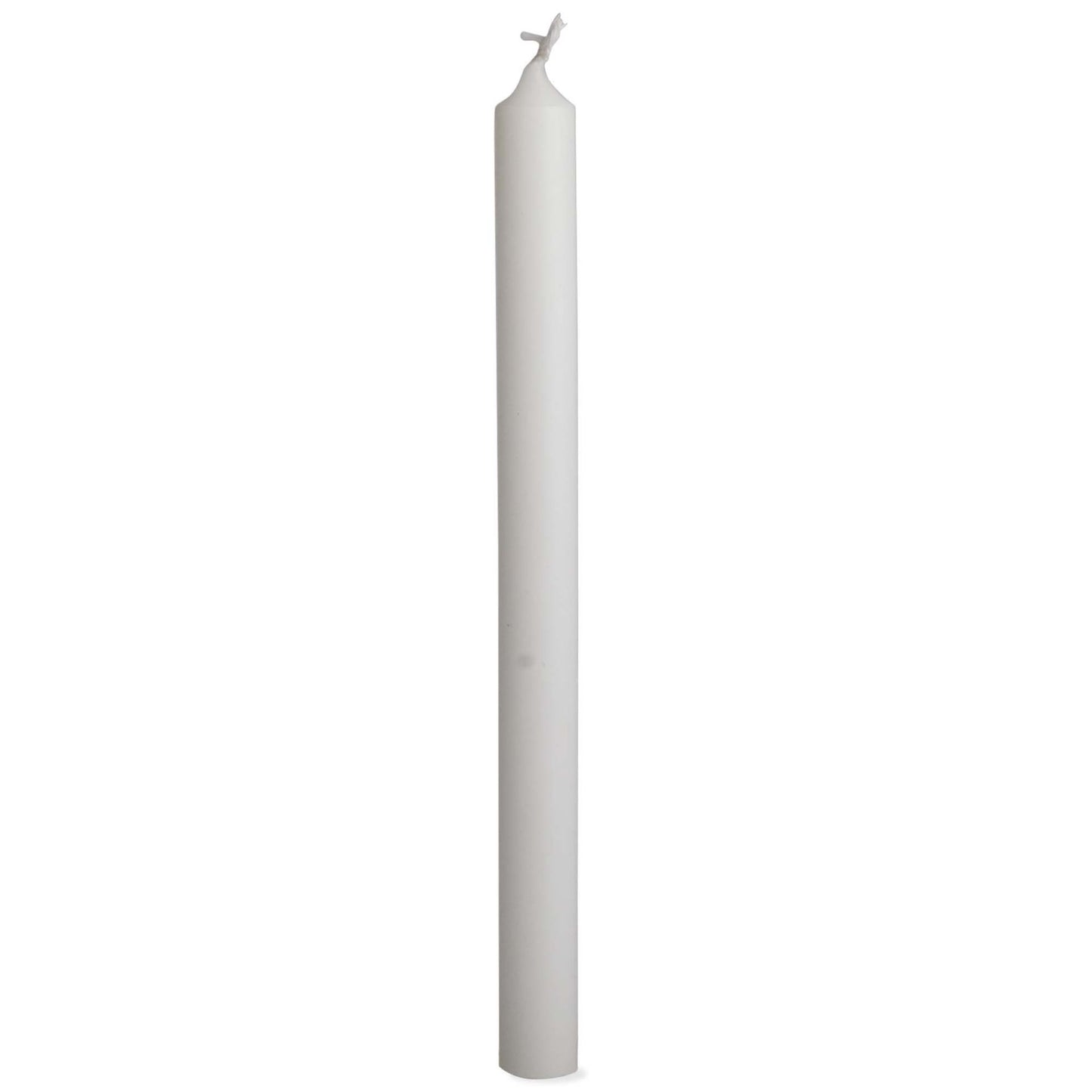 12" Straight Candles - White