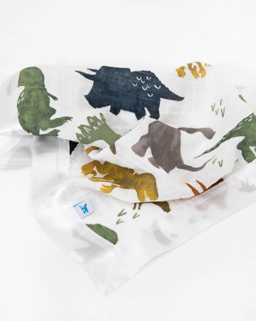Cotton Muslin Security Blanket 3 Pack - Dino Friends