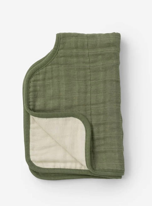 Cotton Muslin Burp Cloth- Fern