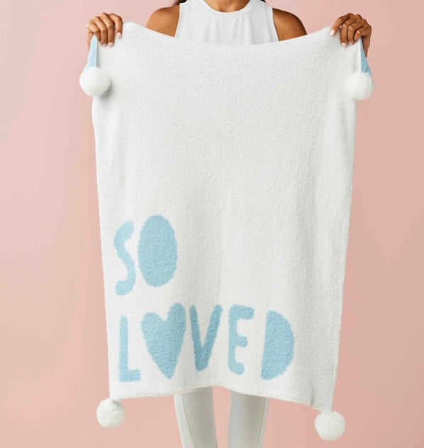 So Loved Chenille Blanket