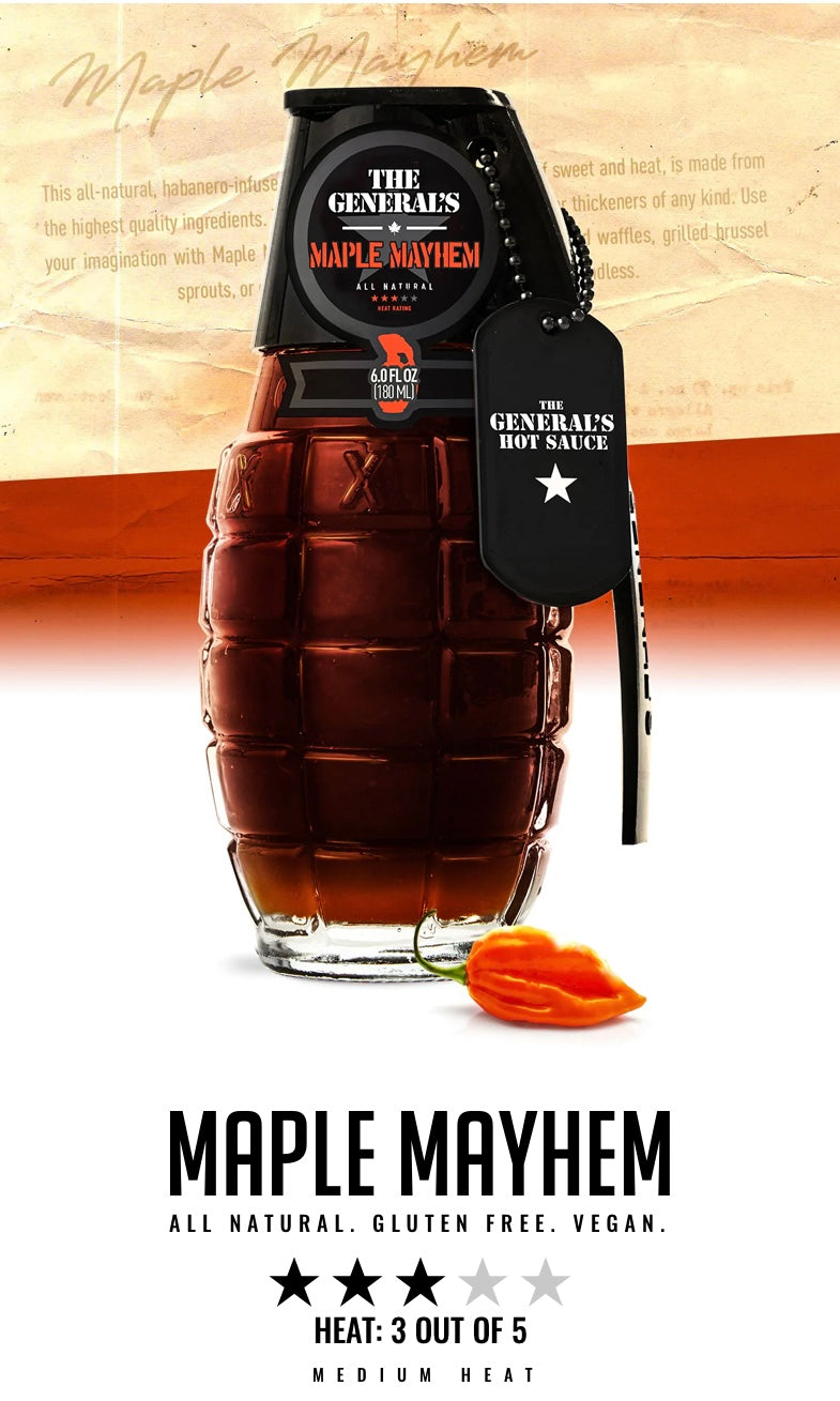 The General’s Hot Sauce- Maple Mayhem